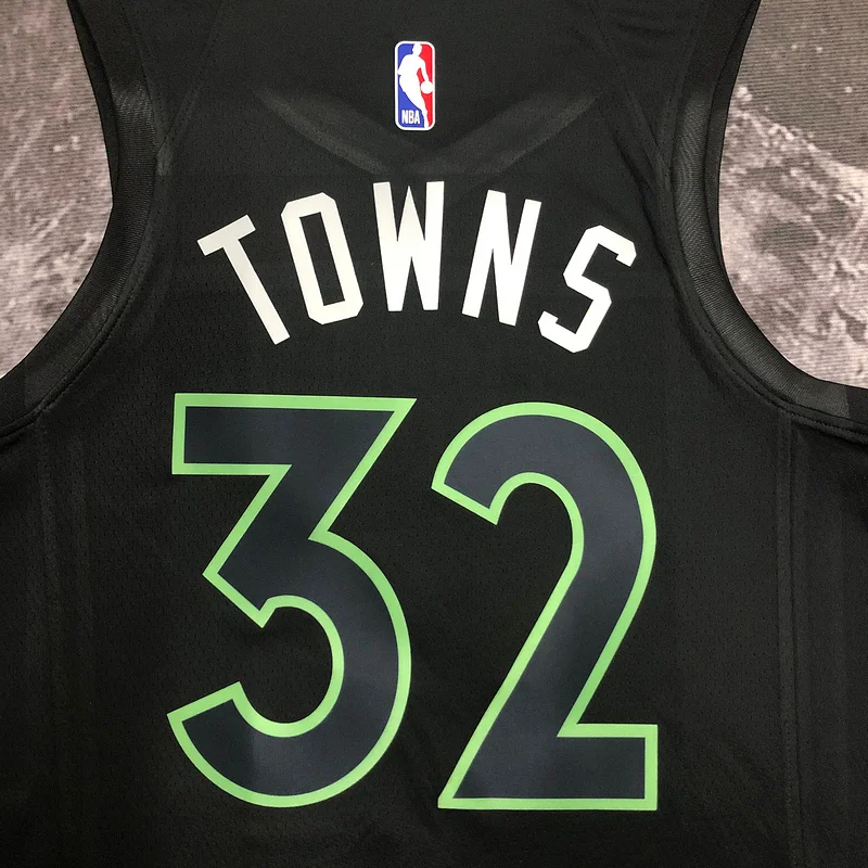 2023 Minnesota Timberwolves Basketball Jersey trapeze limited #32 TOWNS