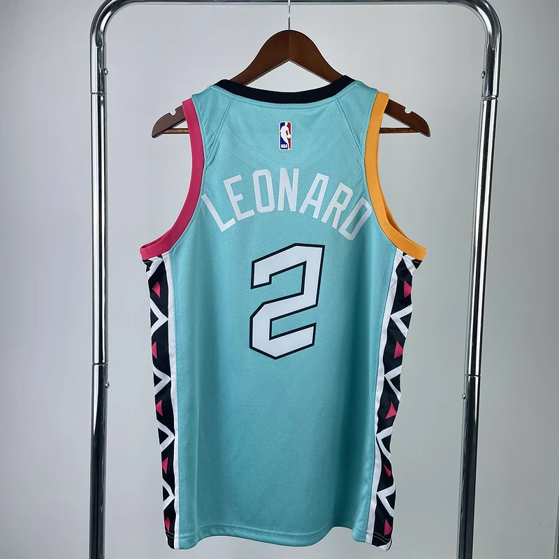 2023 San Antonio Spurs Basketball Jersey city version #2 LEONARD