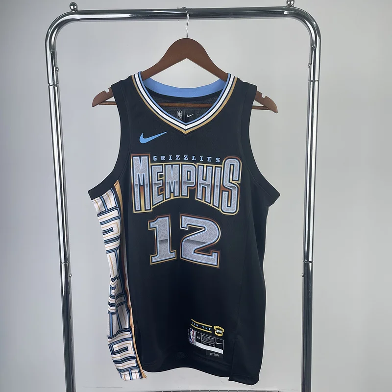 2023 Season NBA Memphis Grizzlies Basketball Jersey city version #12 MORANT