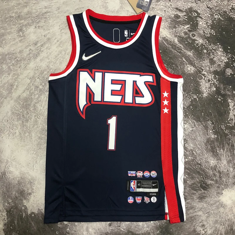 2022 Season Brooklyn Nets Basketball jersey city version #1 BRIDGES