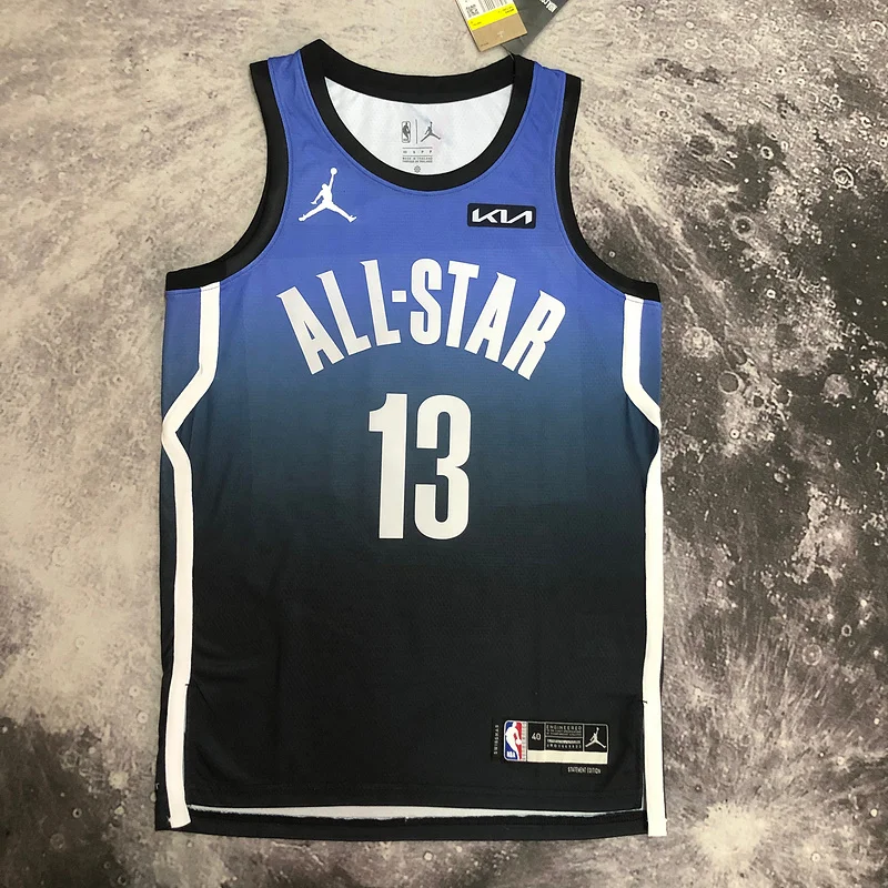 2023 Season  NBA Los Angeles Clippers Basketball jersey   All-Star    Blue  #13   GEORGE