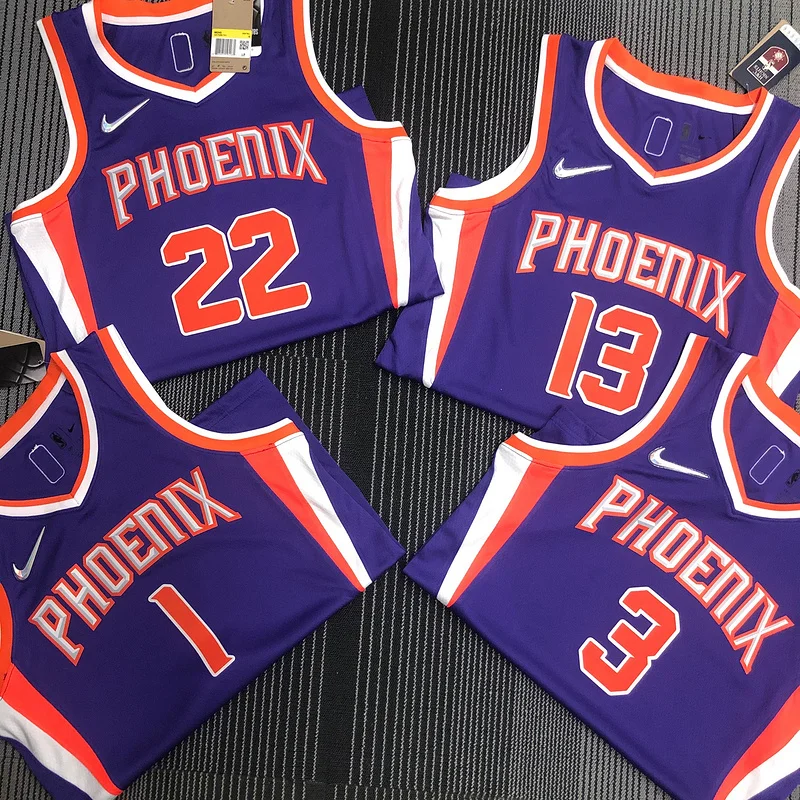 75th anniversary NBA Phoenix Suns Basketball jersey Purple #22 AYTON