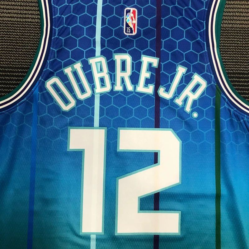 2022  Charlotte Hornets Basketball Jersey   city version #12  OUBRE JR