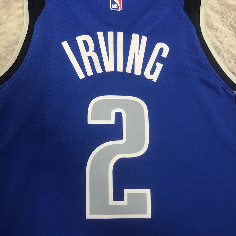 2023 Season NBA Dallas Mavericks basketball jersey Blue #2 IRVING