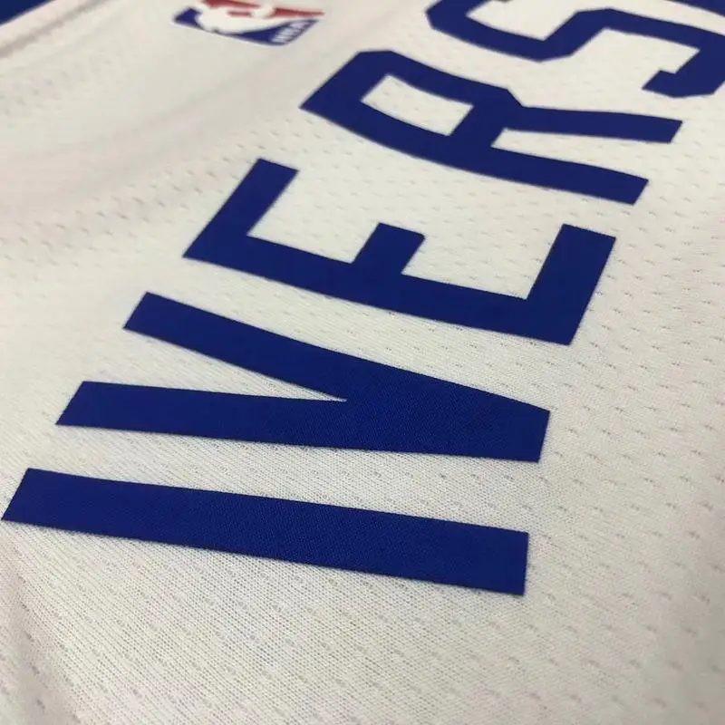 2021 Season NBA Philadelphia 76ers Basketball Jersey Retro limited #3 IVERSON