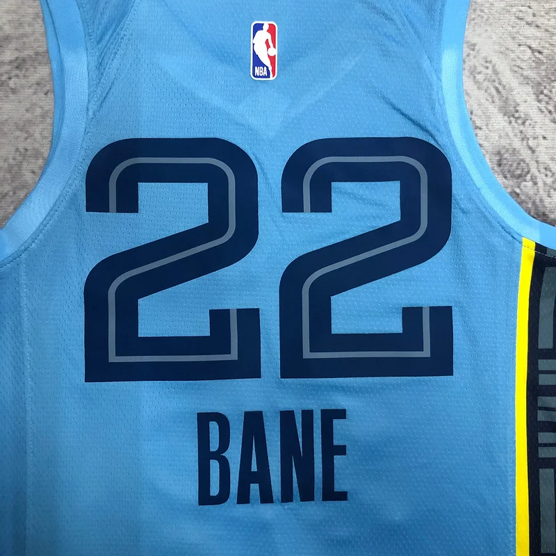 2023 Season NBA Memphis Grizzlies Basketball Jersey trapeze limited #22 BANE