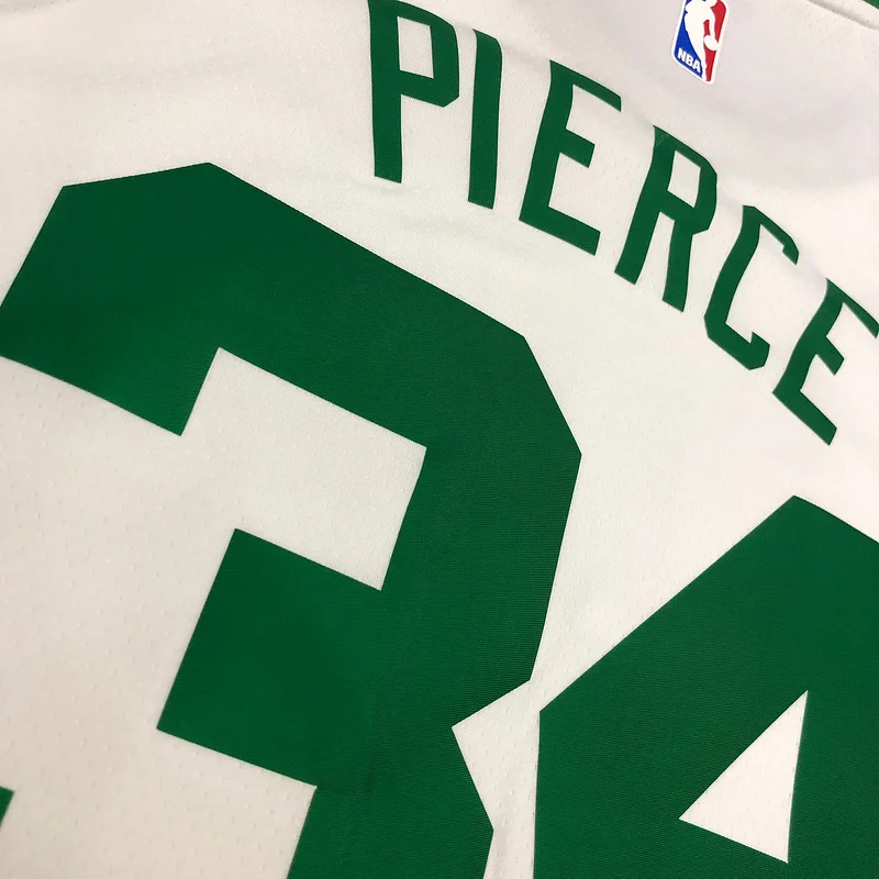 NBA Boston Celtics Basketball Jersey Retro White #34 PIERCE