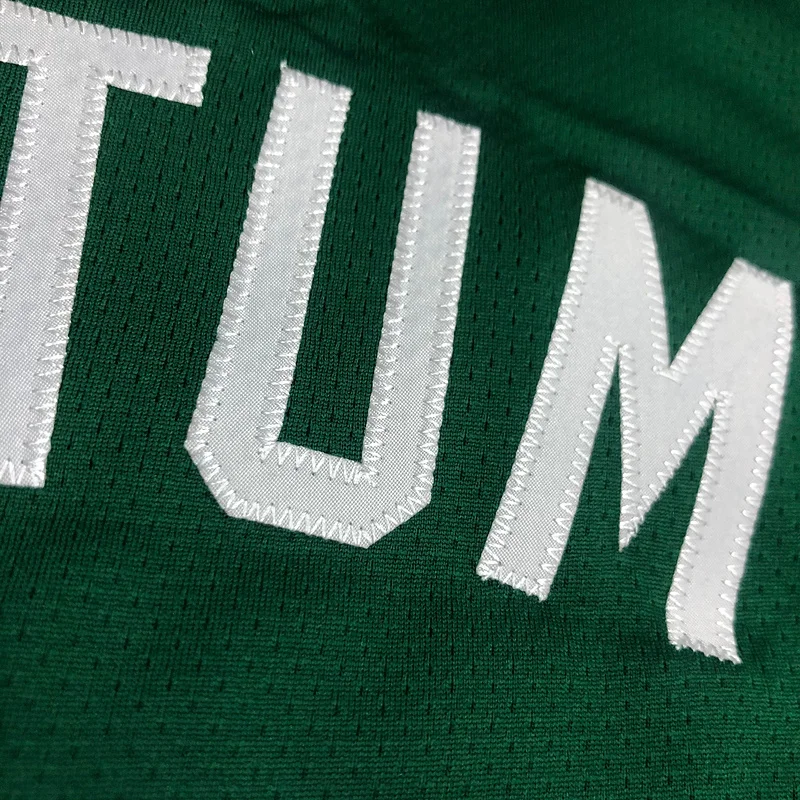 AU Player version NBA Boston Celtics Basketball Jersey Green #0 TATUM