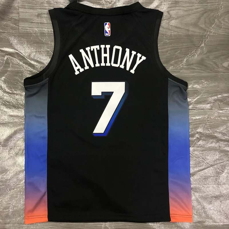 2021 New York Knicks Basketball Jersey city version #7 ANTHONY