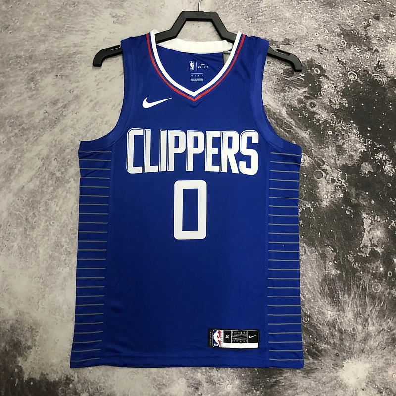 NBA Los Angeles Clippers Basketball jersey   limited   Blue  #0    WESTBROOK