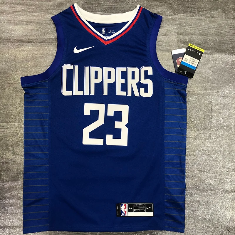 2020 Season NBA Los Angeles Clippers Basketball jersey  limited   Blue  #23   WILLIAMS