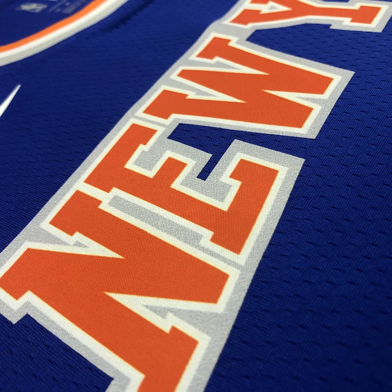 New York Knicks Basketball Jersey Blue #7 ANTHONY