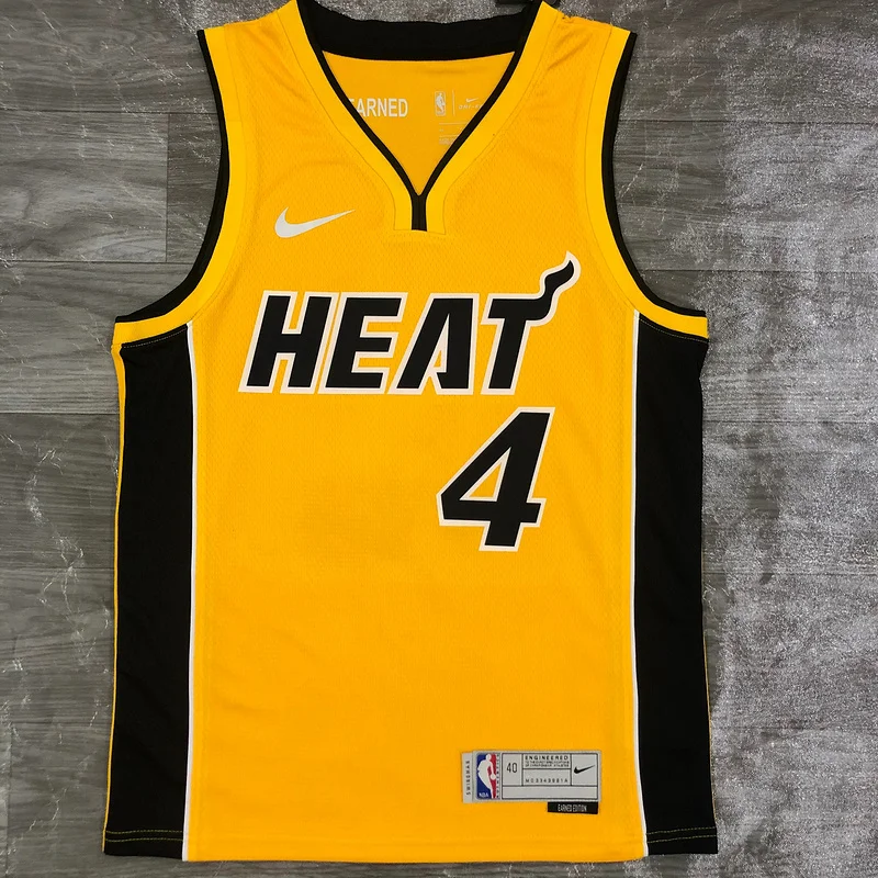 2021 Season NBA Miami Heat basketball jersey bonus edition #4 OLADIPO