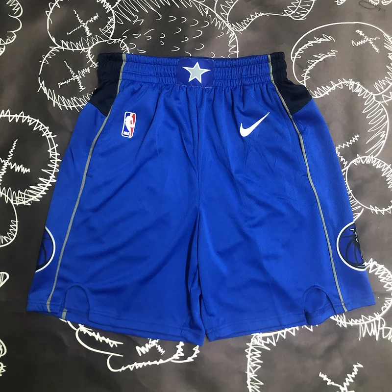 NBA Dallas Mavericks basketball Blue Shorts