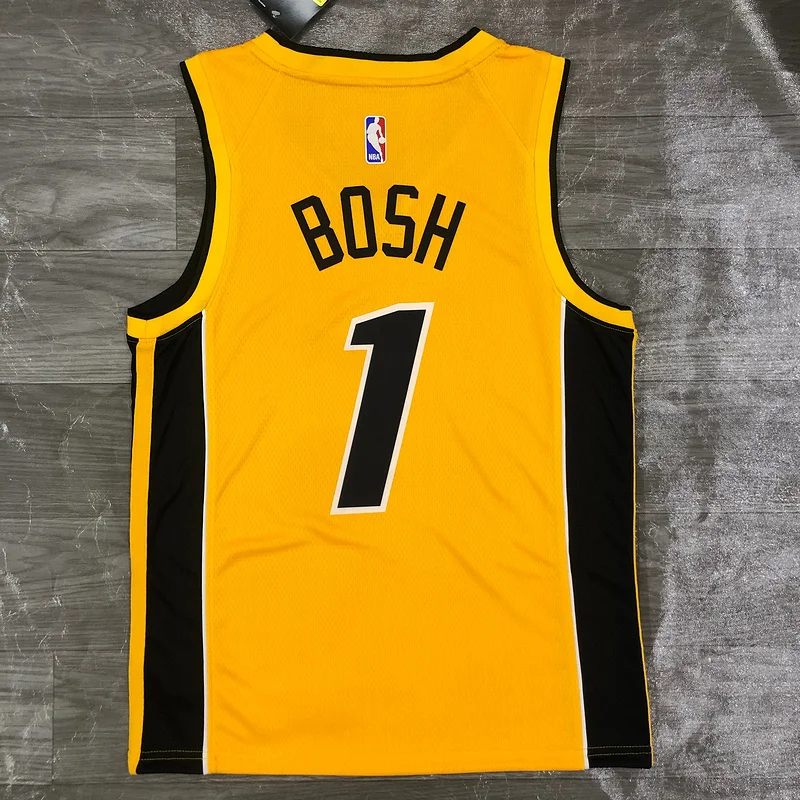 2021 Season NBA Miami Heat basketball jersey bonus edition #1 BOSH