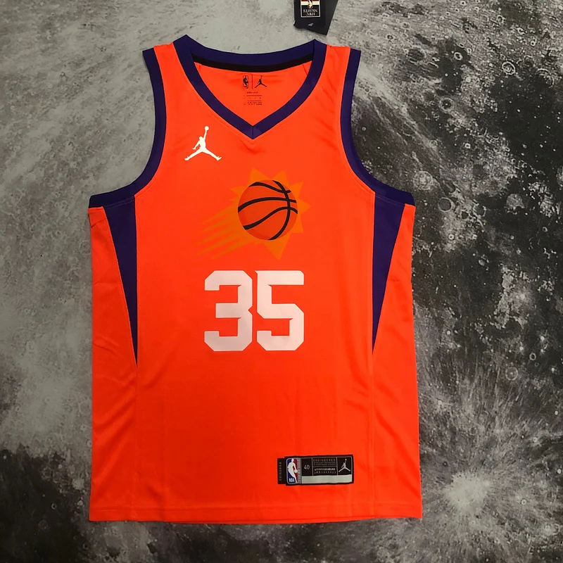 NBA Phoenix Suns Basketball jersey trapeze limited Orange #35 DURANT