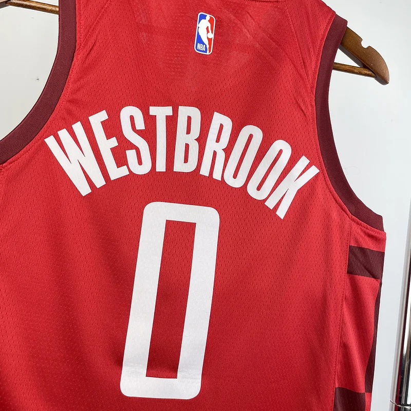 2019 Houston Rockets Basketball Jersey bonus edition #0 WESTBROOK