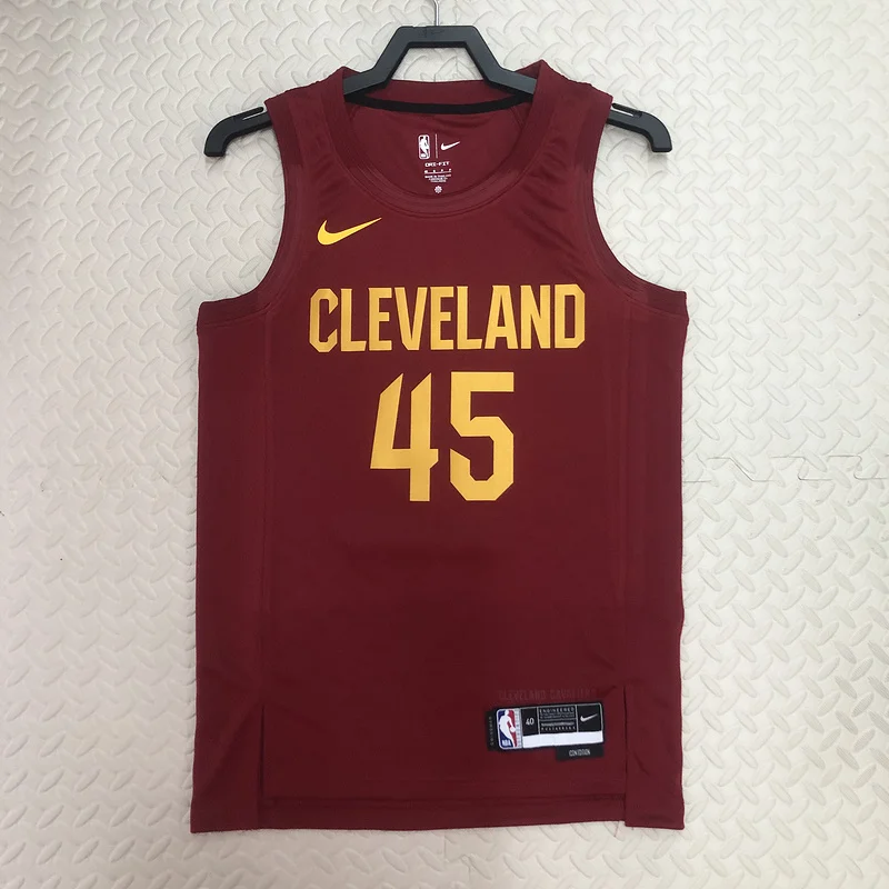 2023 Cleveland Cavaliers Basketball Jersey Aawy #45 MITCHELL