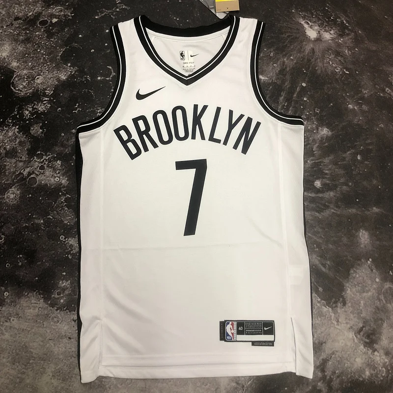 2023 Season Brooklyn Nets Basketball jersey White #7 DURANT