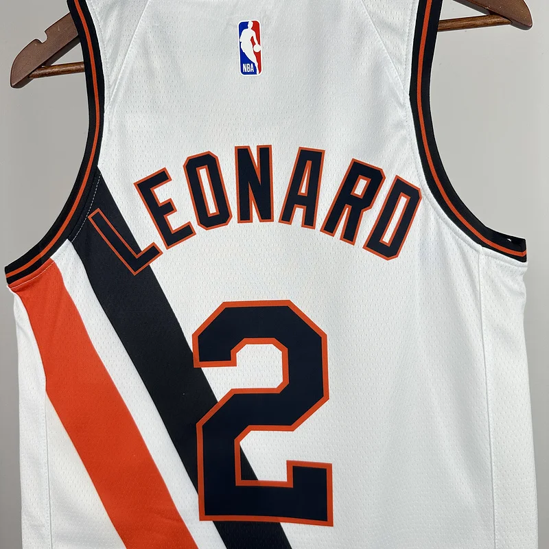 2020 Season  NBA Los Angeles Clippers Basketball jersey   city version  #2   LEONARD