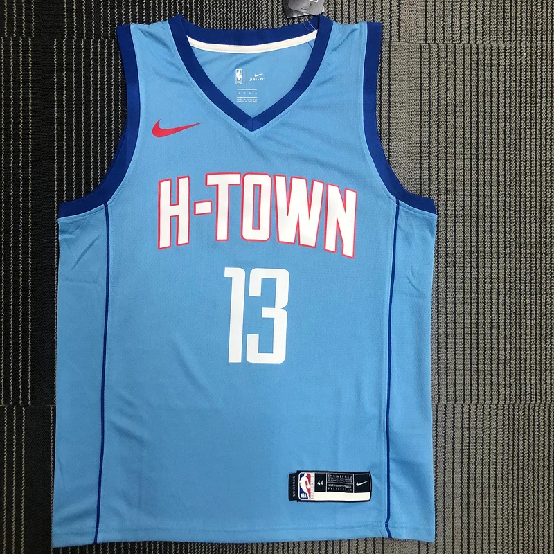 2021 Houston Rockets Basketball Jersey city version Blue #13 HARDEN