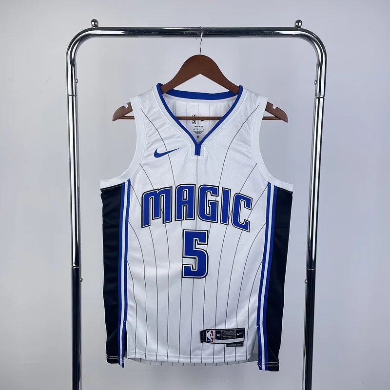 2023 Orlando Magic Basketball Jersey Home White #5 BANCHERO