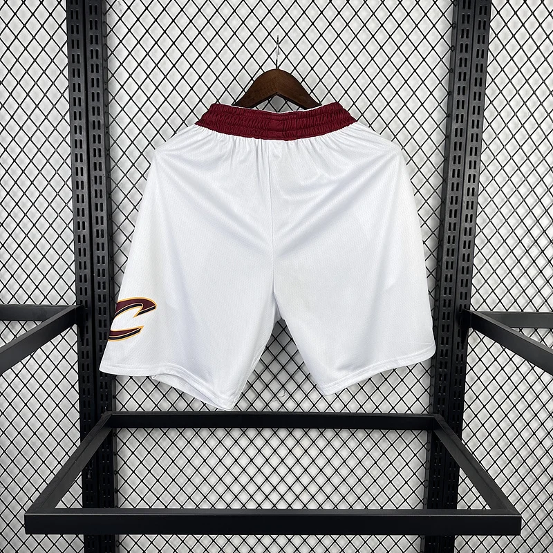 2021 Cleveland Cavaliers Basketball Home White Shorts