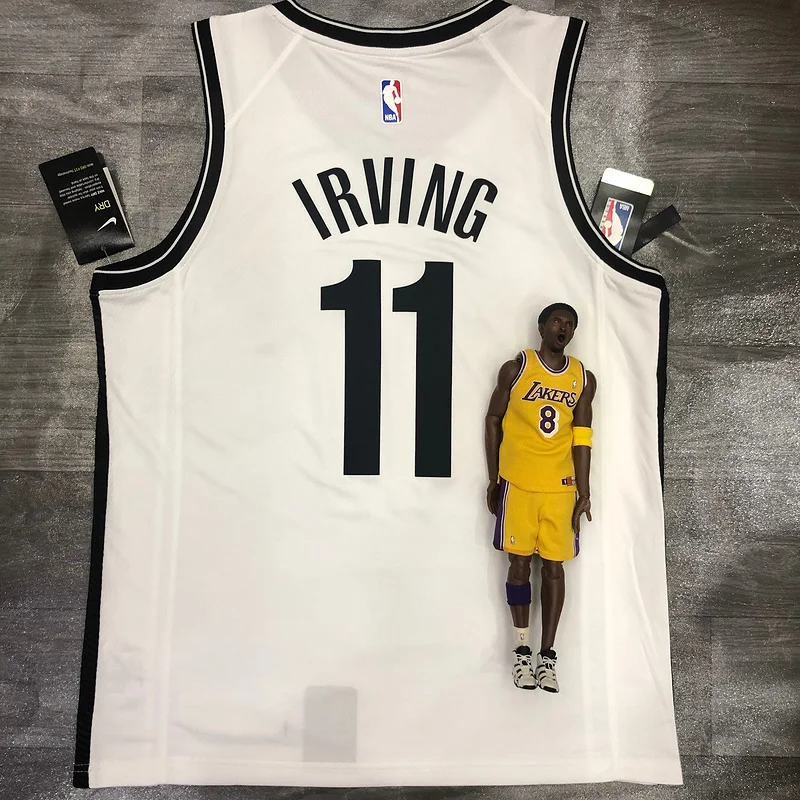 Brooklyn Nets Basketball jersey V-neck  White #11 IRVING