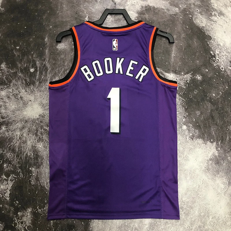 2023 Season NBA Phoenix Suns Basketball jersey Retro #1 BOOKER