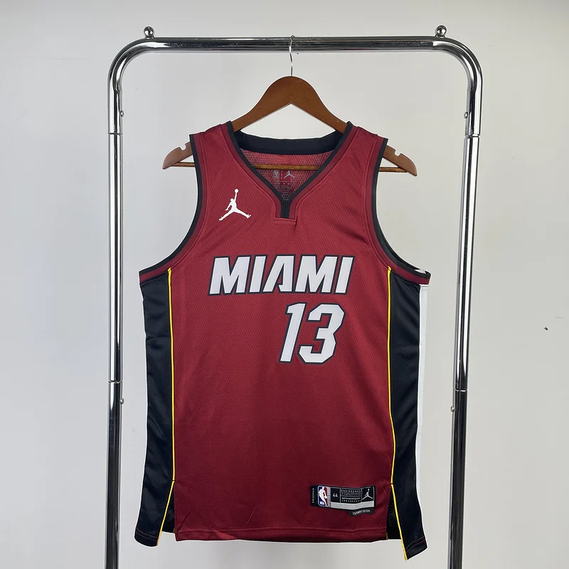 2023 Season NBA Miami Heat basketball jersey trapeze limited #13 ADEBAYO