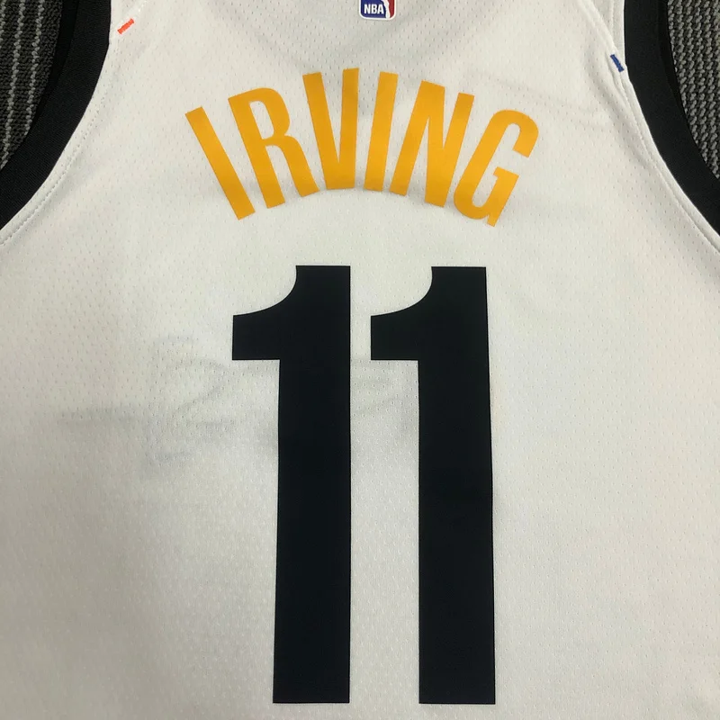 Brooklyn Nets Basketball jersey Graffiti White #11 IRVING