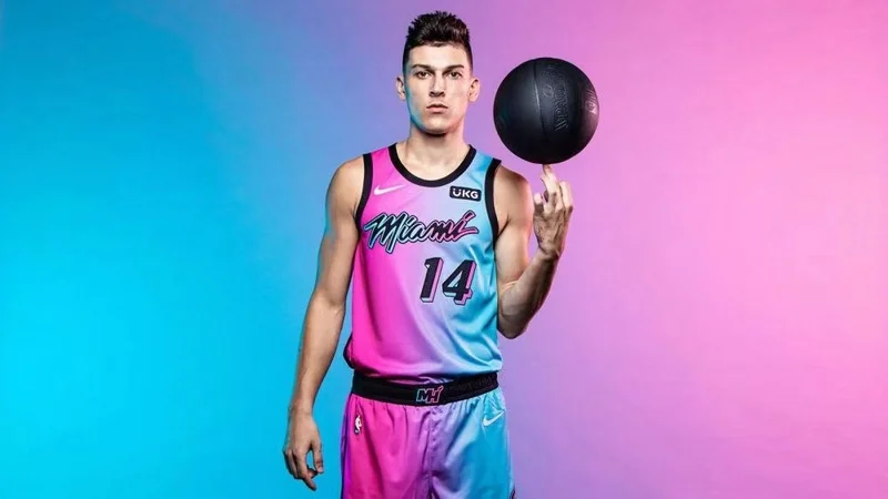 2021 Season NBA Miami Heat basketball jersey city version #14 HERRO