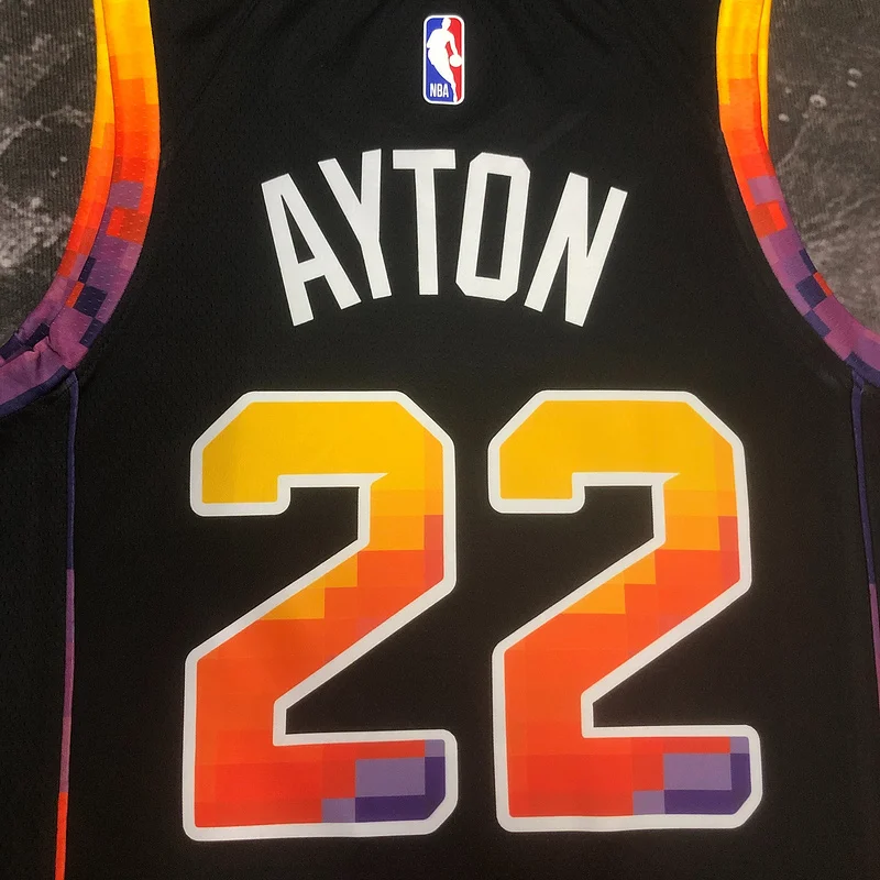 2023 Season NBA Phoenix Suns Basketball jersey trapeze limited #22 AYTON