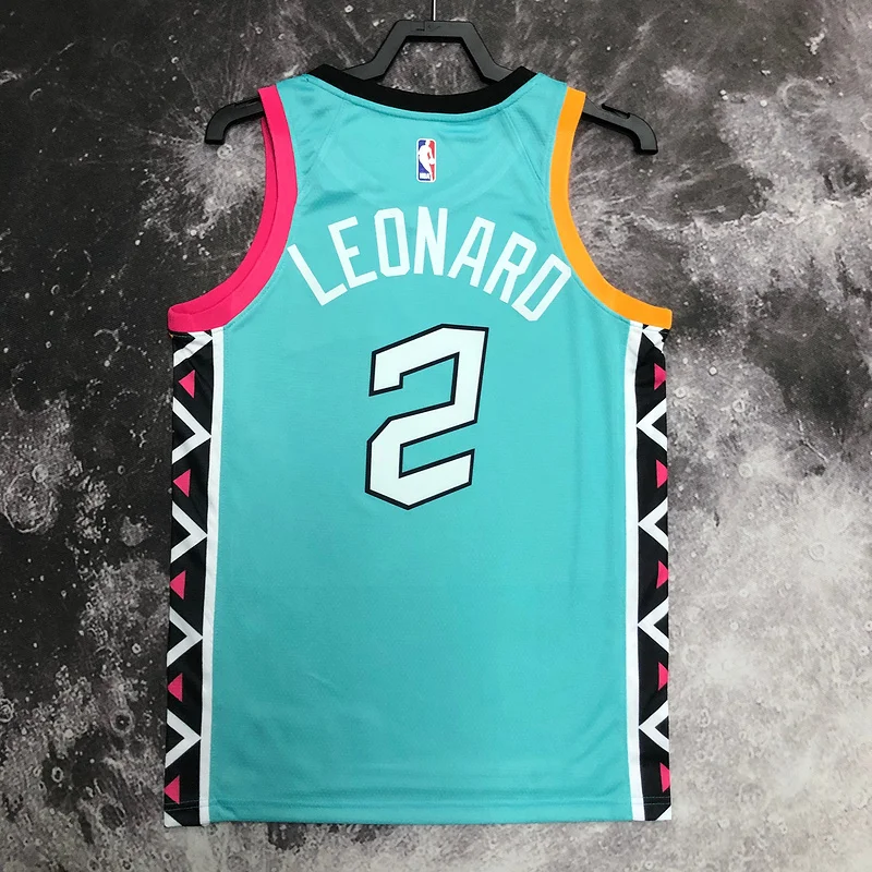 2023 San Antonio Spurs Basketball Jersey city version #2 LEONARD