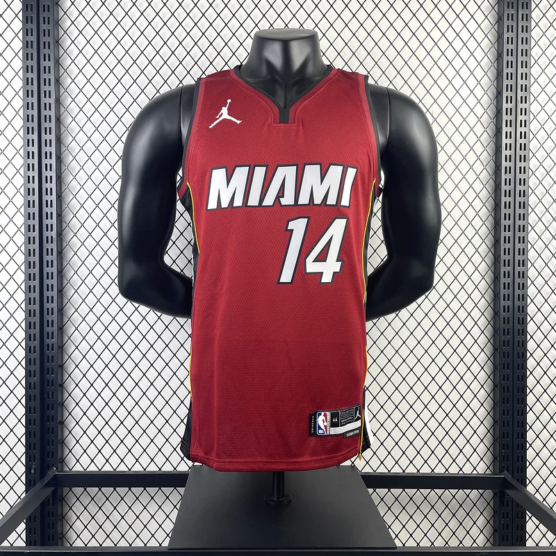 2023 Season NBA Miami Heat basketball jersey trapeze limited #14 HERRO