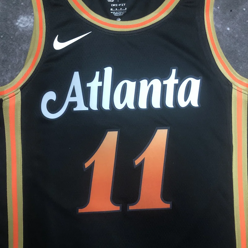 2023 Season NBA Atlanta Hawks Basketball Jersey city version #11 YOUNG