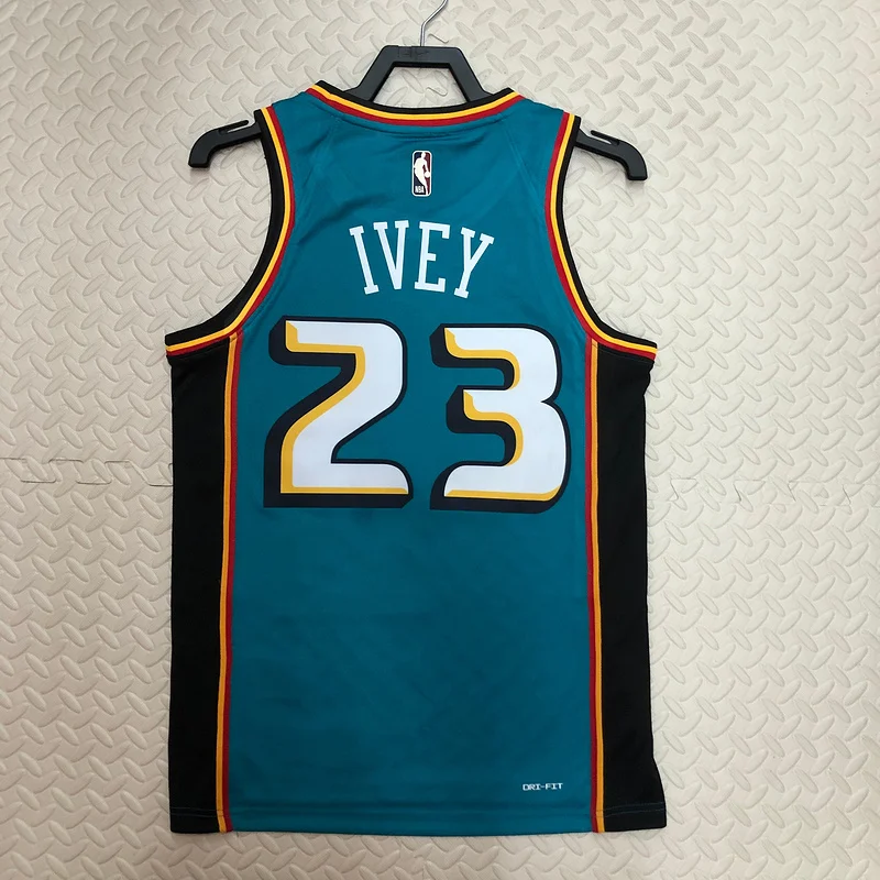 2023 Detroit Pistons Basketball Jersey Retro #23 IVEY