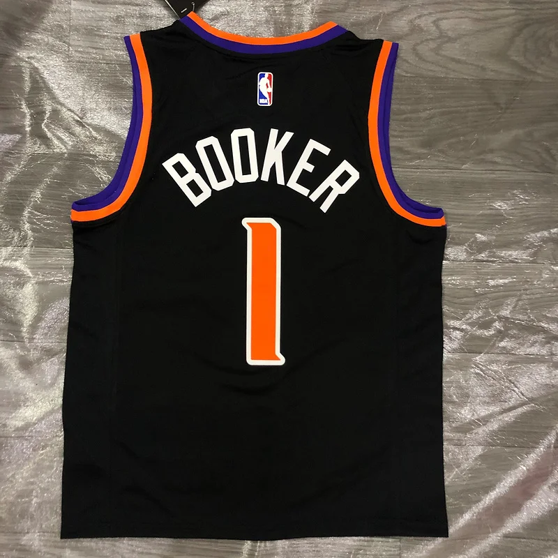 NBA Phoenix Suns Basketball jersey Black #1 BOOKER