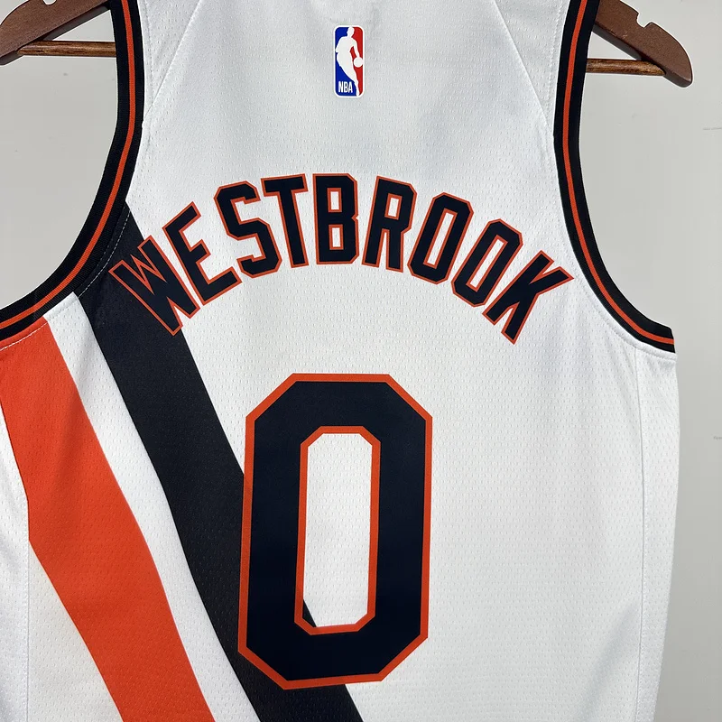 2020 Season  NBA Los Angeles Clippers Basketball jersey   city version  #0    WESTBROOK