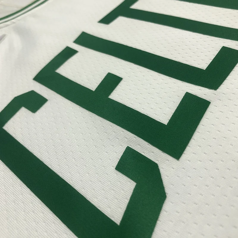 75th anniversary NBA Boston Celtics Basketball Jersey White #0 TATUM