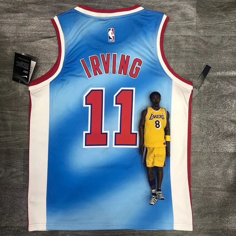 2021 Season Brooklyn Nets Basketball jersey Retro limited Blue #11 IRVING