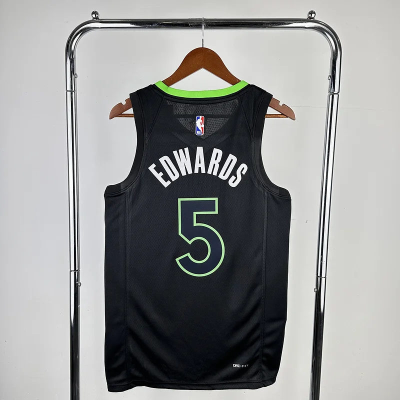 2023 Minnesota Timberwolves Basketball Jersey trapeze limited #5 EDWARDS