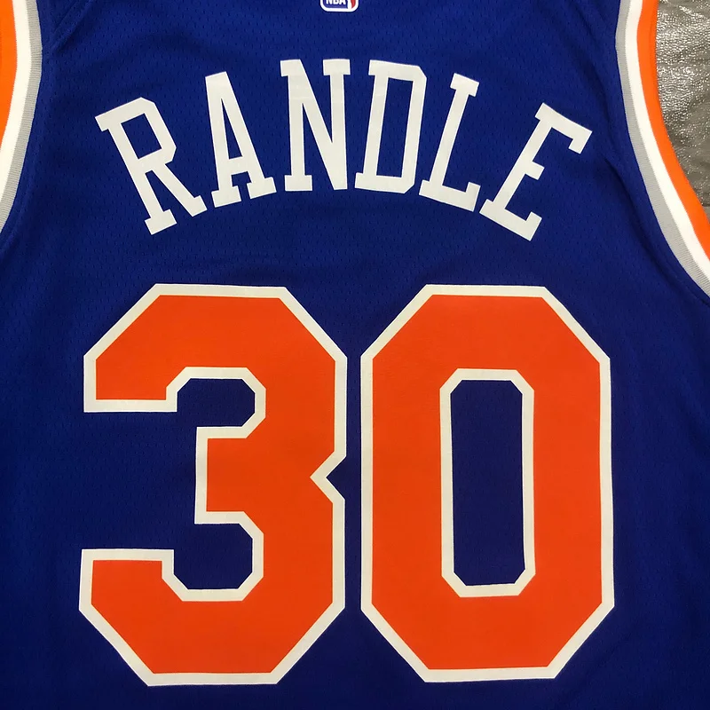 New York Knicks Basketball Jersey Blue #30 RANDLE