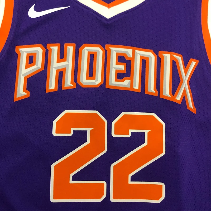 NBA Phoenix Suns Basketball jersey Purple #22 AYTON