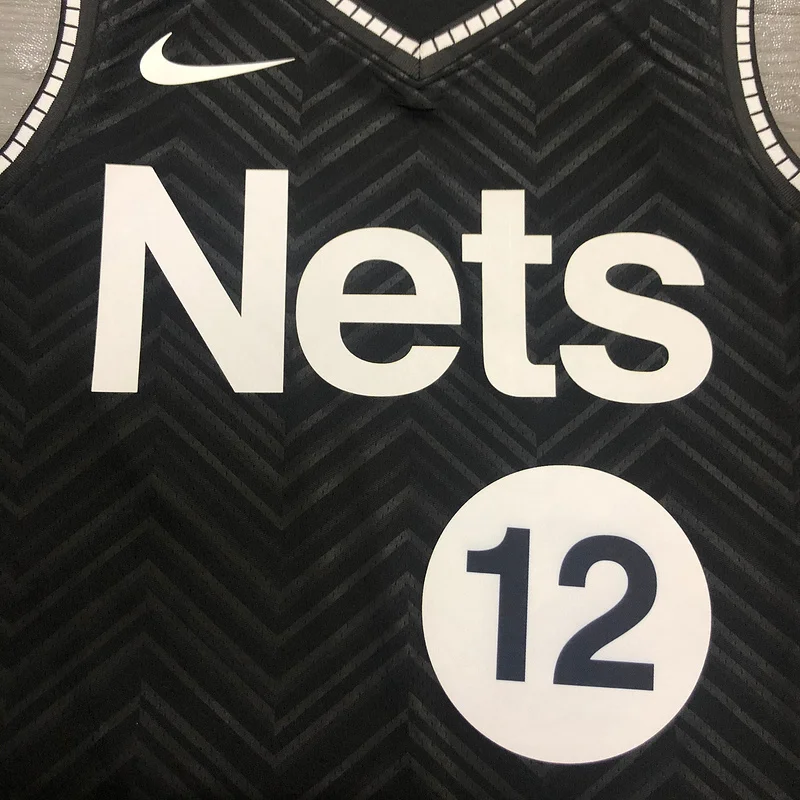 2021 Season Brooklyn Nets Basketball jersey bonus edition #12 HARRIS