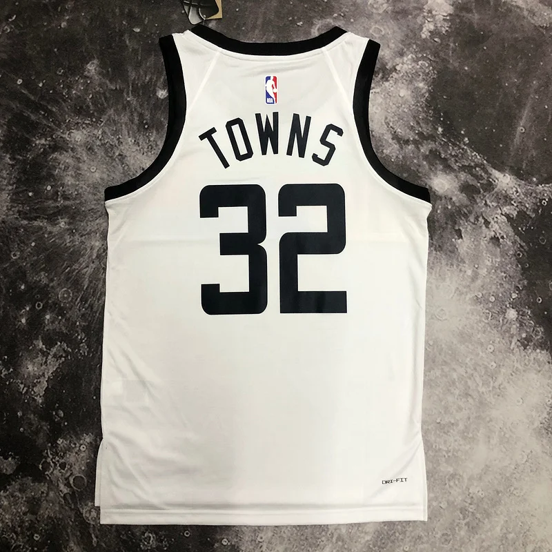 2023 Minnesota Timberwolves Basketball Jersey city version #32 TOWNS