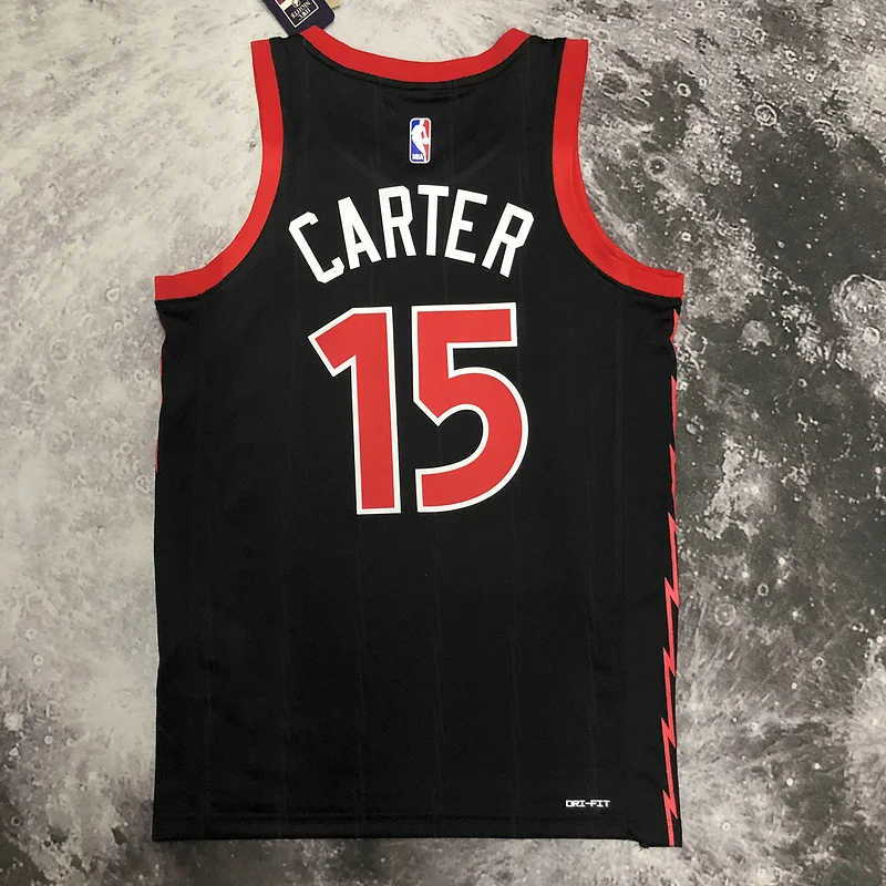 2023 NBA Toronto Raptors Basketball Jersey trapeze limited #15 CARTER