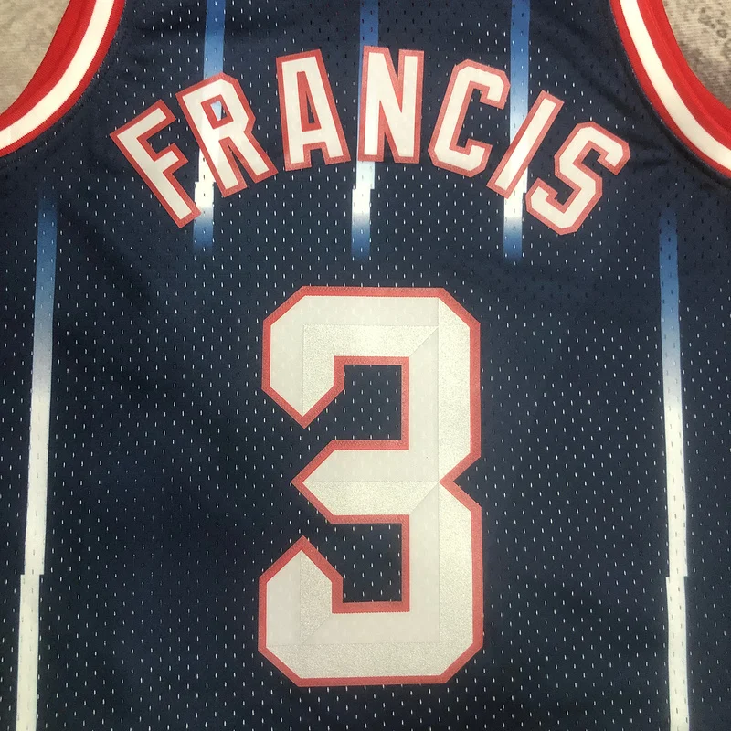 Mitchell Ness Hot Print Retro Houston Rockets Basketball Jersey 1999 2000 #3 FRANCIS