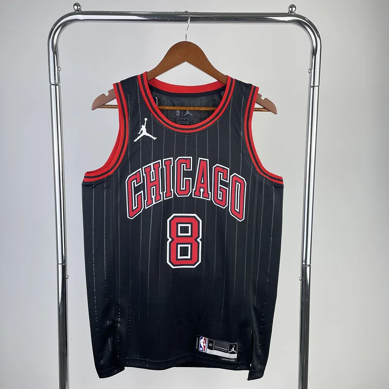 2023 Season NBA Chicago Bulls Basketball jersey Flyer limited #8 LAVINE