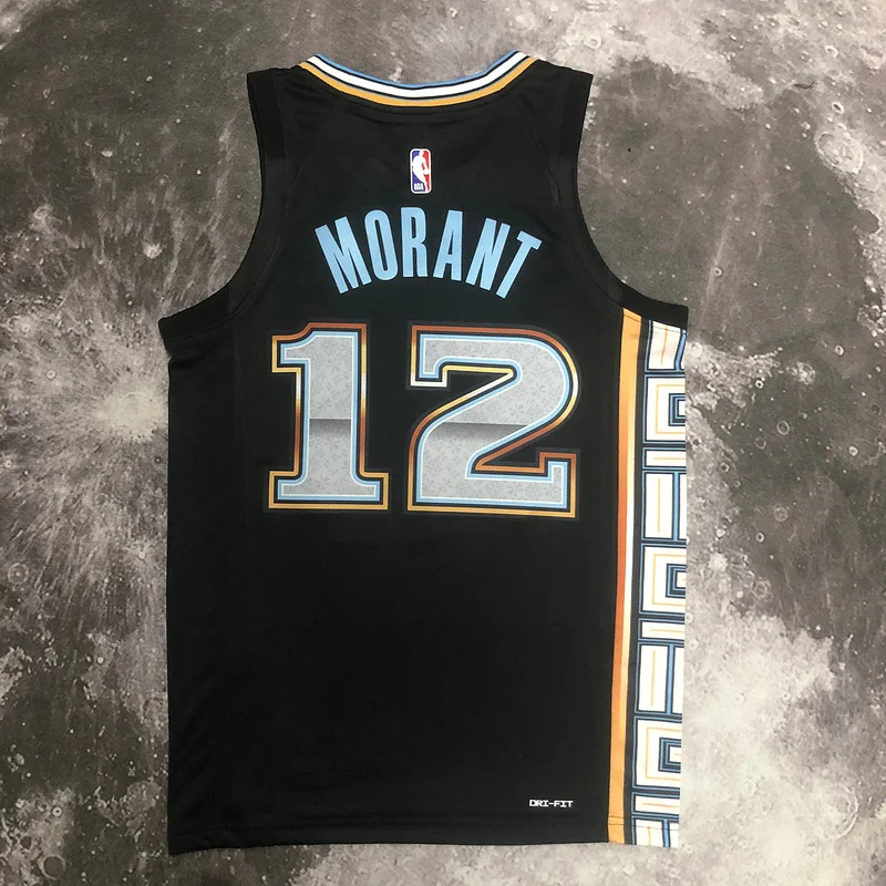 2023 Season NBA Memphis Grizzlies Basketball Jersey city version #12 MORANT